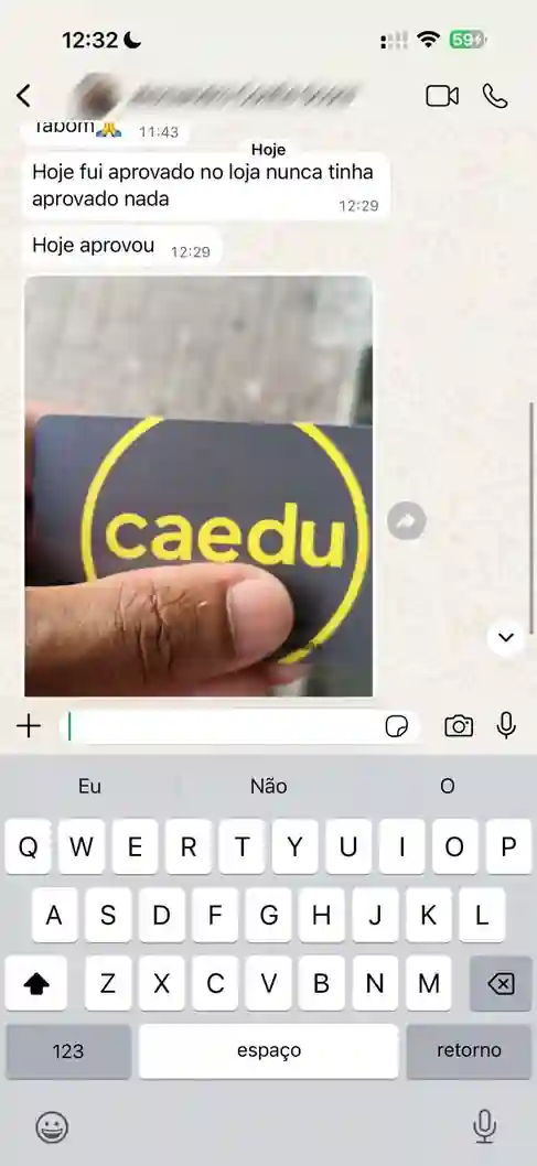 Relato de cliente sobre seguir o checklist do Raio-X